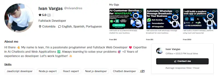 5 Star Fiverr Seller